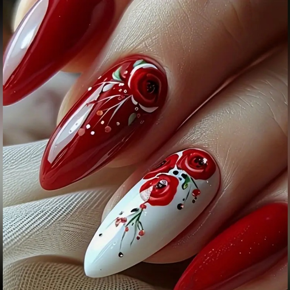New 24 pc press nails